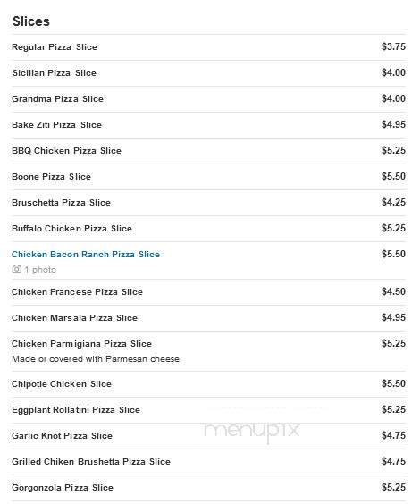 Via Pizza - East Setauket, NY menu_pic