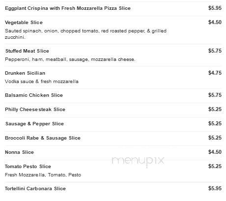 Via Pizza - East Setauket, NY menu_pic