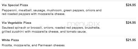 Via Pizza - East Setauket, NY menu_pic