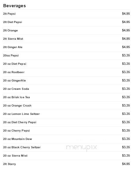 Via Pizza - East Setauket, NY menu_pic
