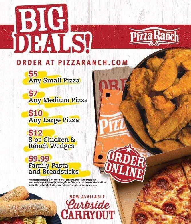 Pizza Ranch - Milbank, SD menu_pic