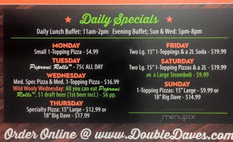 Double Dave's Pizzaworks - Huntsville, TX
