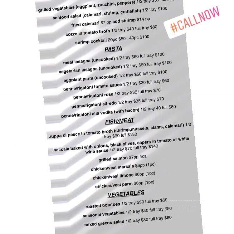 Raffaele's Cantina - Nobleton, ON menu_pic