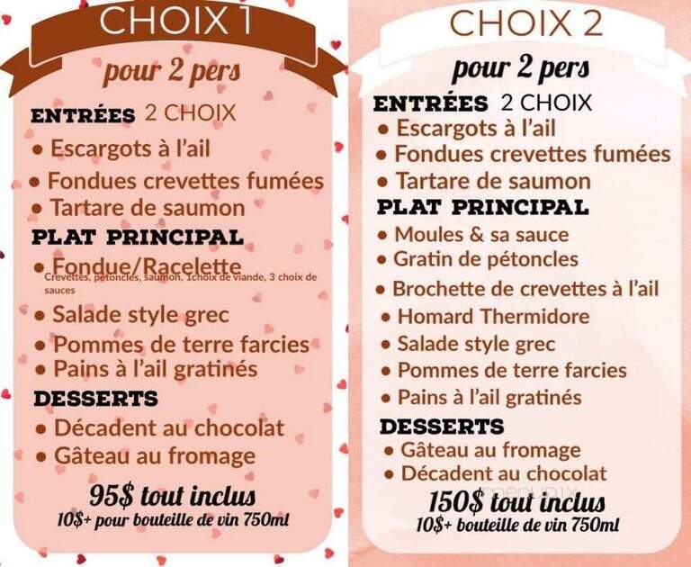 Poissonnerie Lauzier - Kamouraska, QC menu_pic
