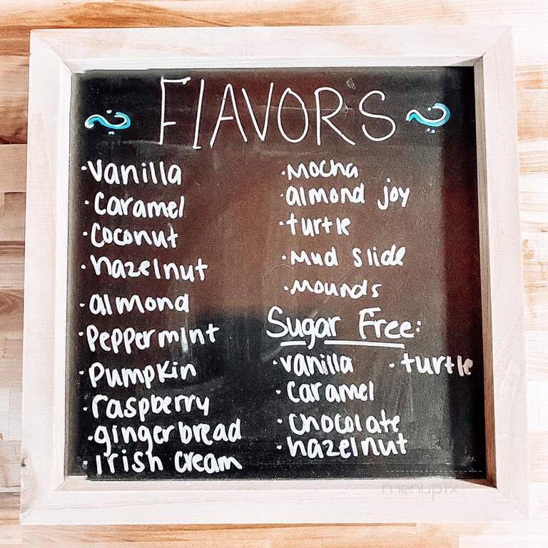 Java Shack - North Dartmouth, MA menu_pic