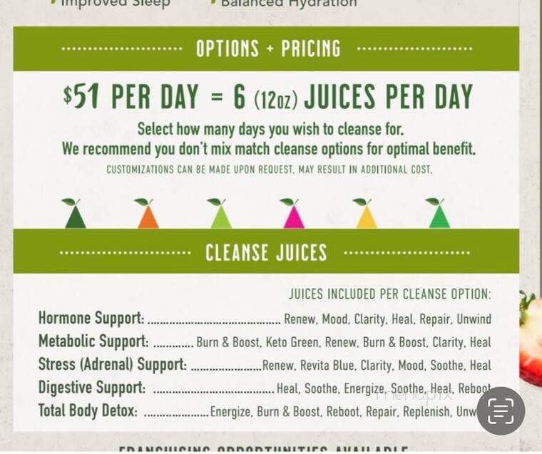 Raw Replenish - Pennsburg, PA menu_pic