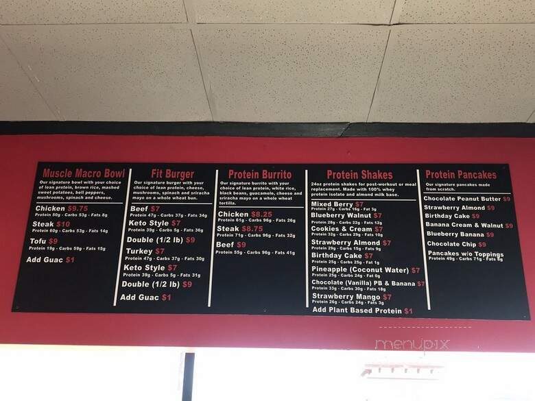 Muscle Macros - Chatsworth, CA menu_pic