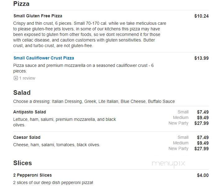 Jet's Pizza - Saint Paul, MN menu_pic