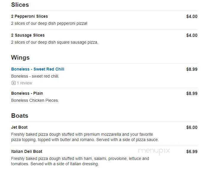 Jet's Pizza - Saint Paul, MN menu_pic