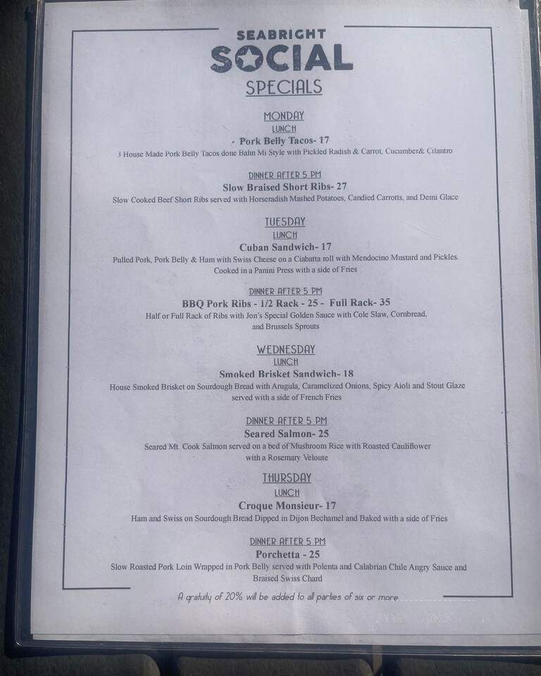 Seabright Social - Santa Cruz, CA