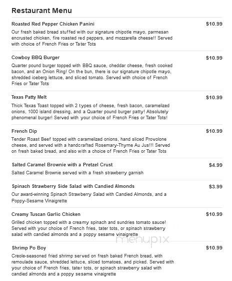Celebrity Catering - Troy, MI menu_pic