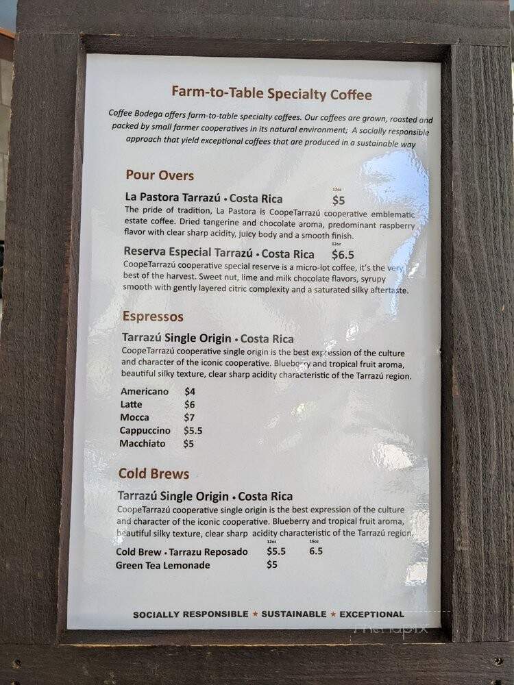 Coffee Bodega - San Francisco, CA