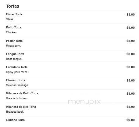 La Esquina Del Sabor Restaurant & Bakery - Allentown, PA menu_pic