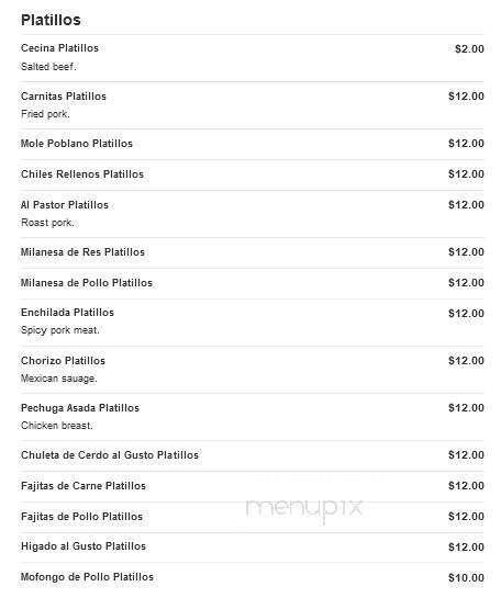 La Esquina Del Sabor Restaurant & Bakery - Allentown, PA menu_pic