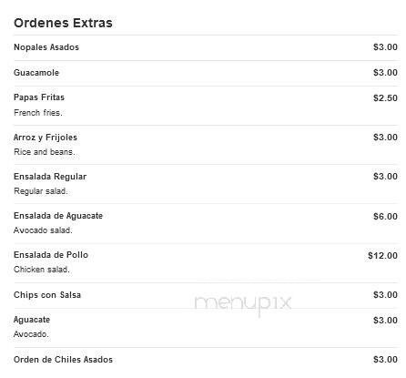 La Esquina Del Sabor Restaurant & Bakery - Allentown, PA menu_pic