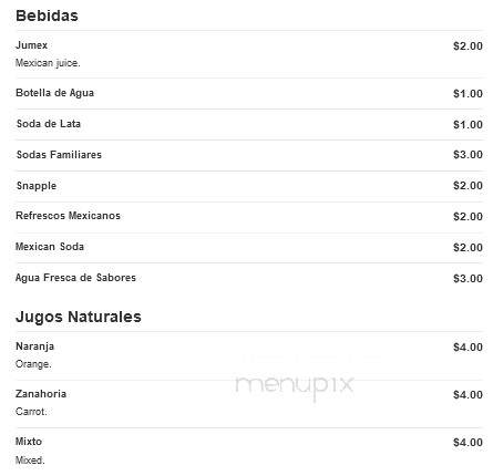 La Esquina Del Sabor Restaurant & Bakery - Allentown, PA menu_pic