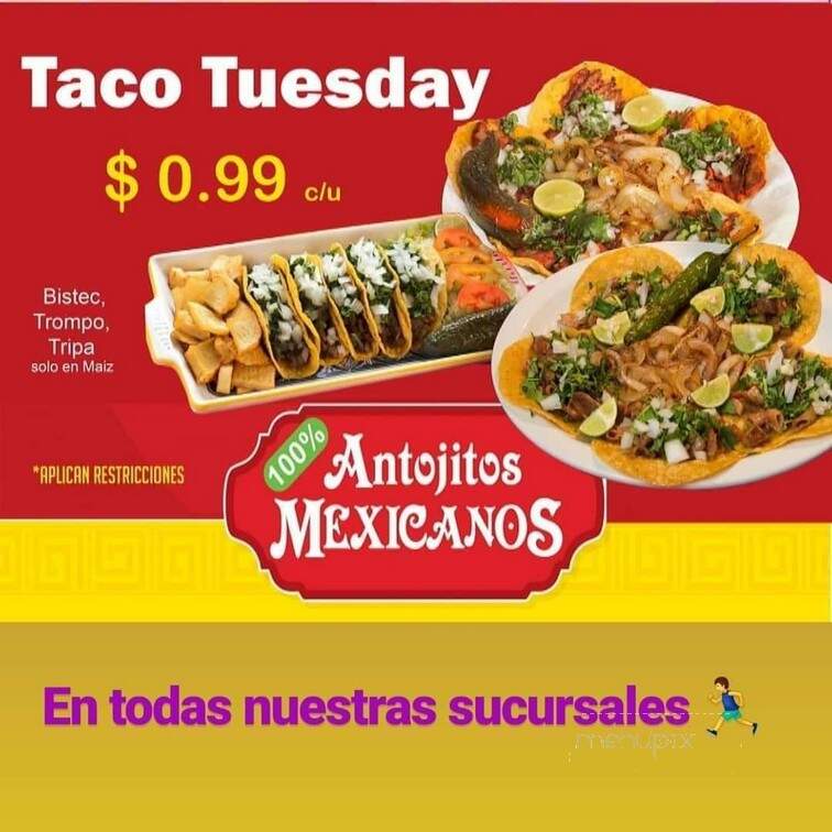 100% Antojitos Mexicanos - Harlingen, TX menu_pic