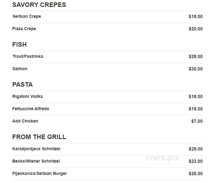 Moskva Caffe - Westmont, IL menu_pic