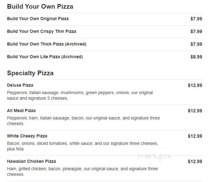 Marcos - Simpsonville, SC menu_pic