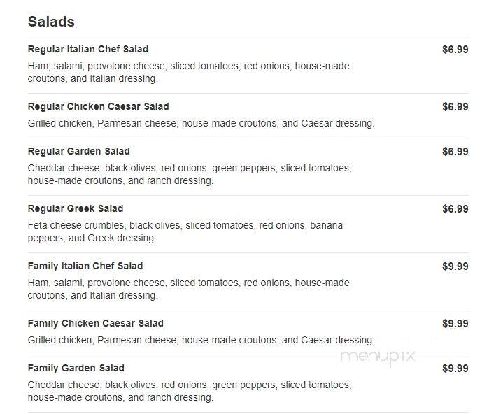 Marcos - Simpsonville, SC menu_pic