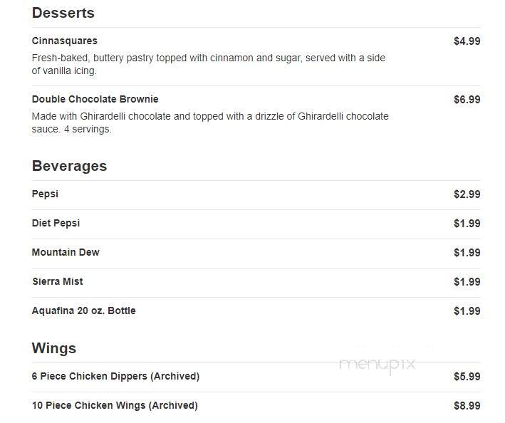 Marcos - Simpsonville, SC menu_pic