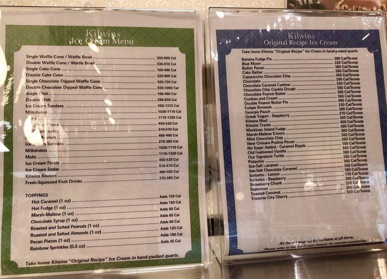 Kilwins - King of Prussia, PA menu_pic
