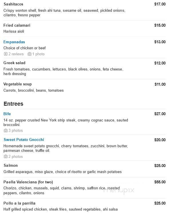 La Roma - Philadelphia, PA menu_pic