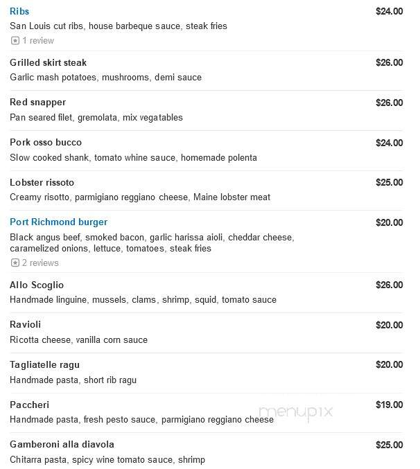 La Roma - Philadelphia, PA menu_pic
