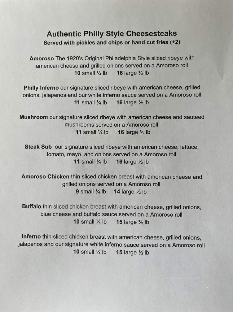 Whistler's American Bistro - Ashland, PA menu_pic