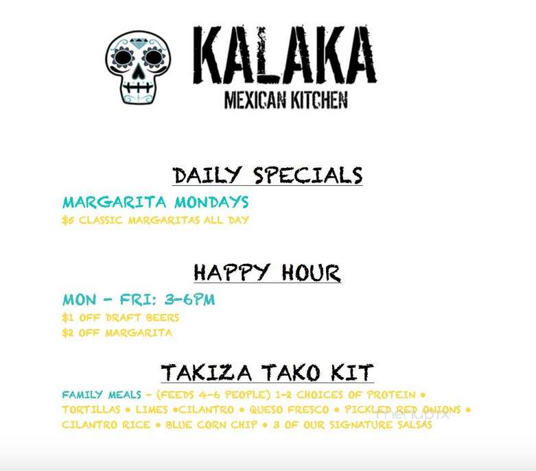 Kalaka Berkeley - Denver, CO menu_pic