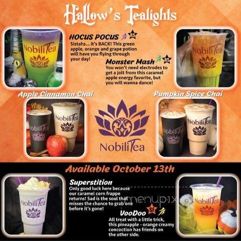 Nobili Tea - San Antonio, TX menu_pic