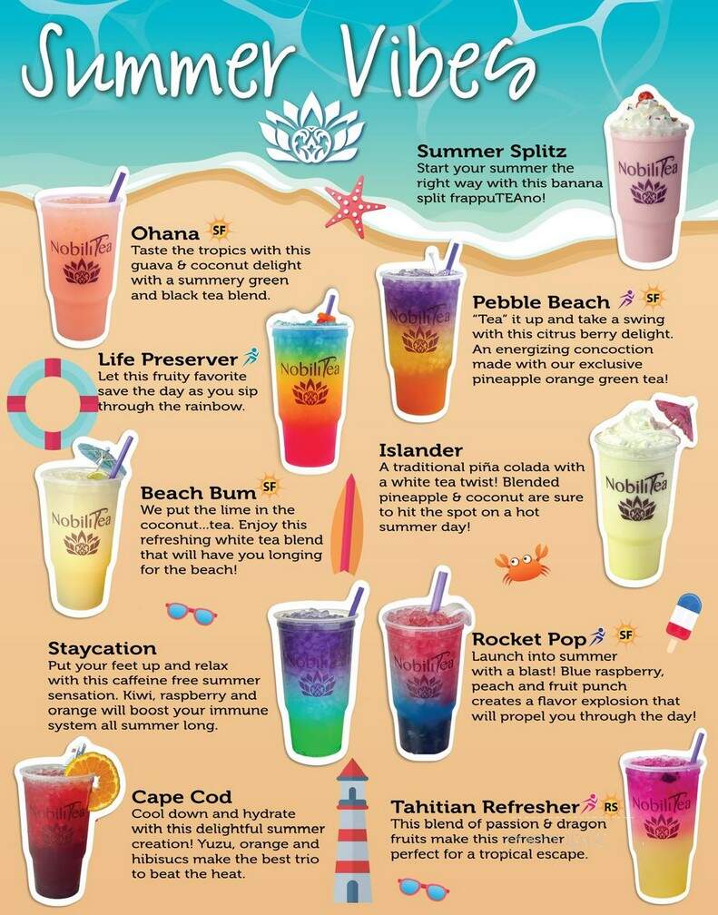 Nobili Tea - San Antonio, TX menu_pic