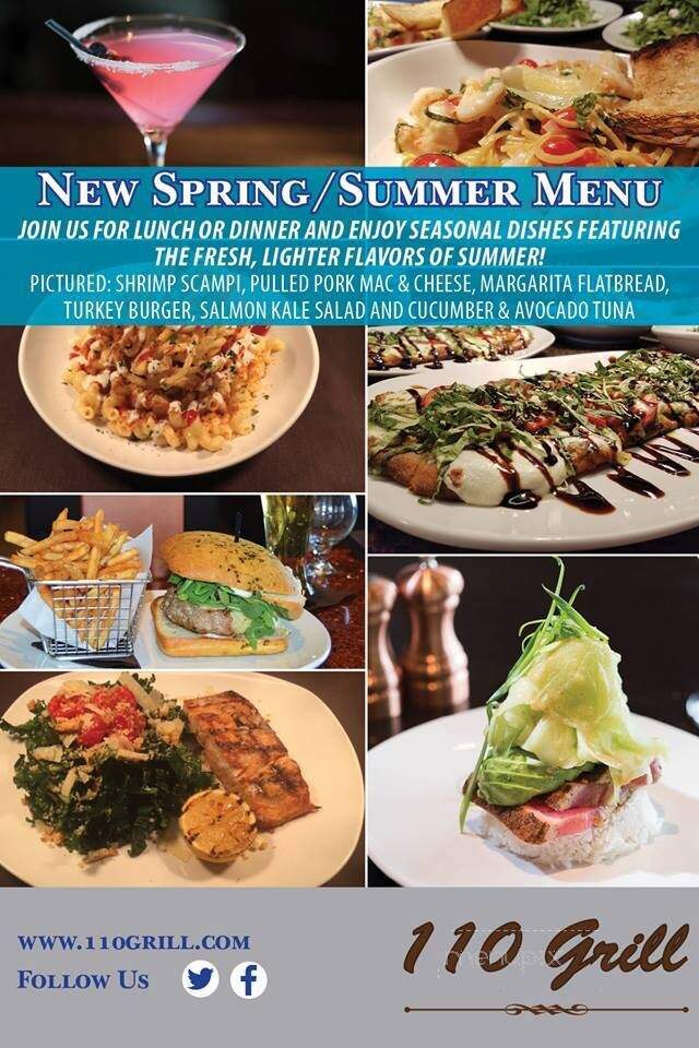 110 Grill - North Conway, NH menu_pic