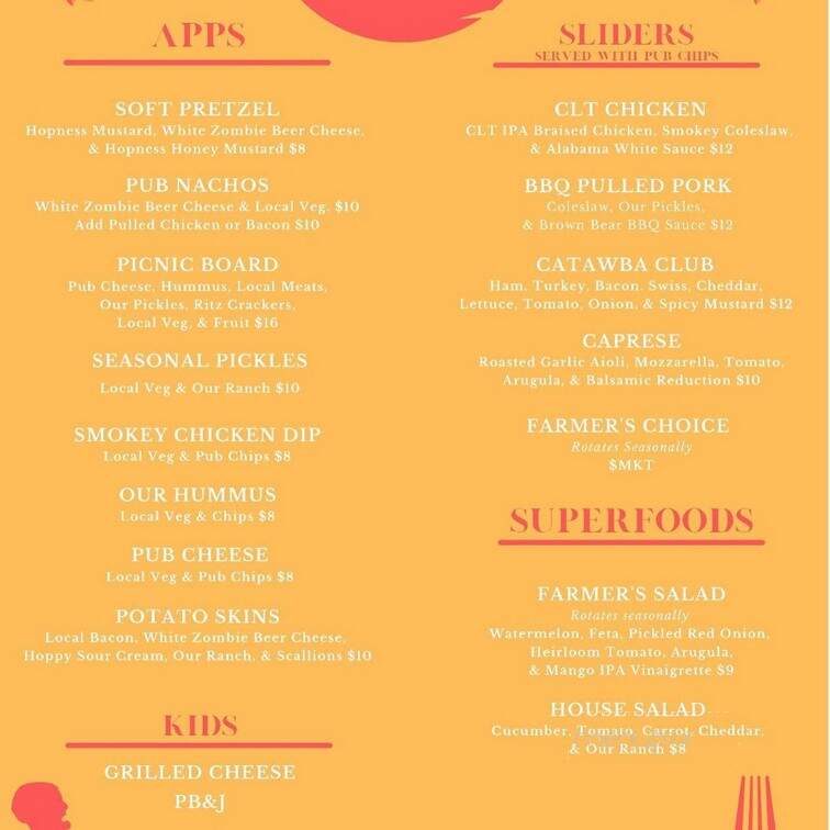 Catawba Brewing Co. - Asheville, NC menu_pic