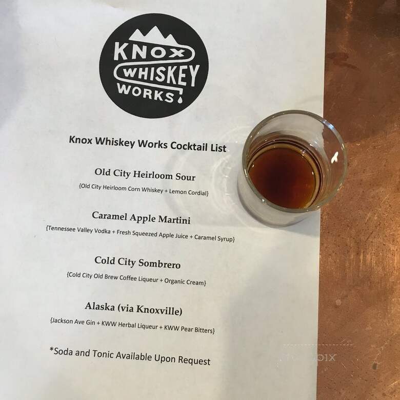 Knox Whiskey Works - Knoxville, TN