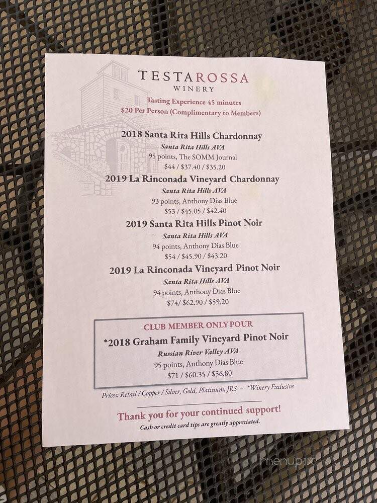 Testarossa Winery - Los Gatos, CA