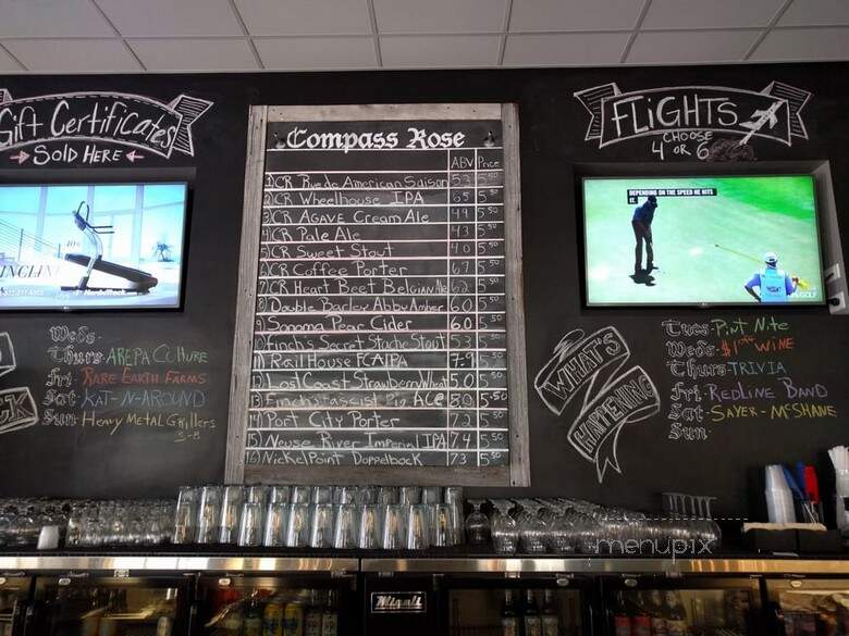 Compass Rose Brewery - Raleigh, NC menu_pic