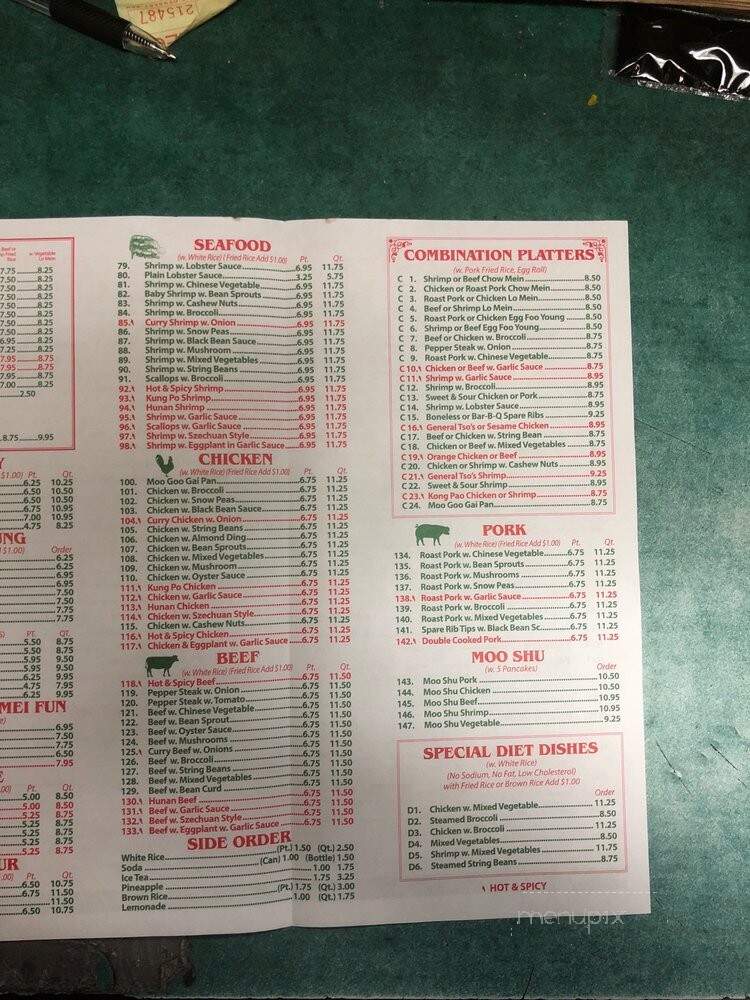 Yummy Chinese Restaurant - Brooklyn, NY menu_pic