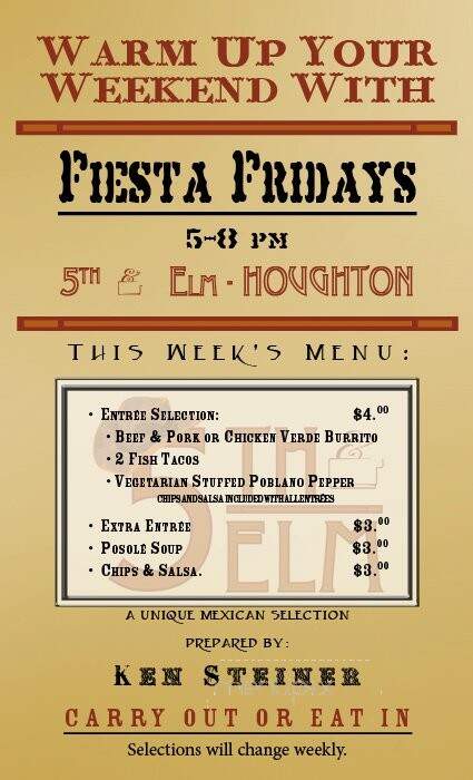 5th Elm Coffee House - Houghton, MI menu_pic