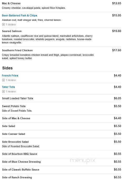 Bar Louie - Wilkes Barre, PA menu_pic