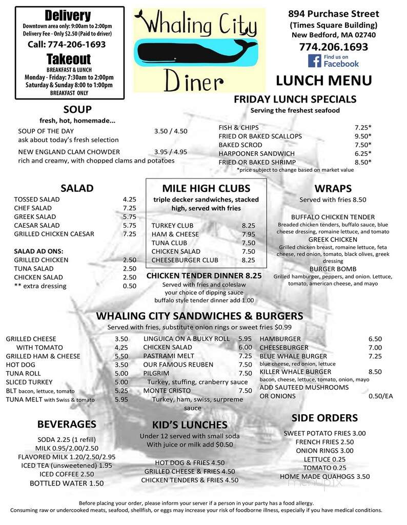 Whaling City Diner - New Bedford, MA