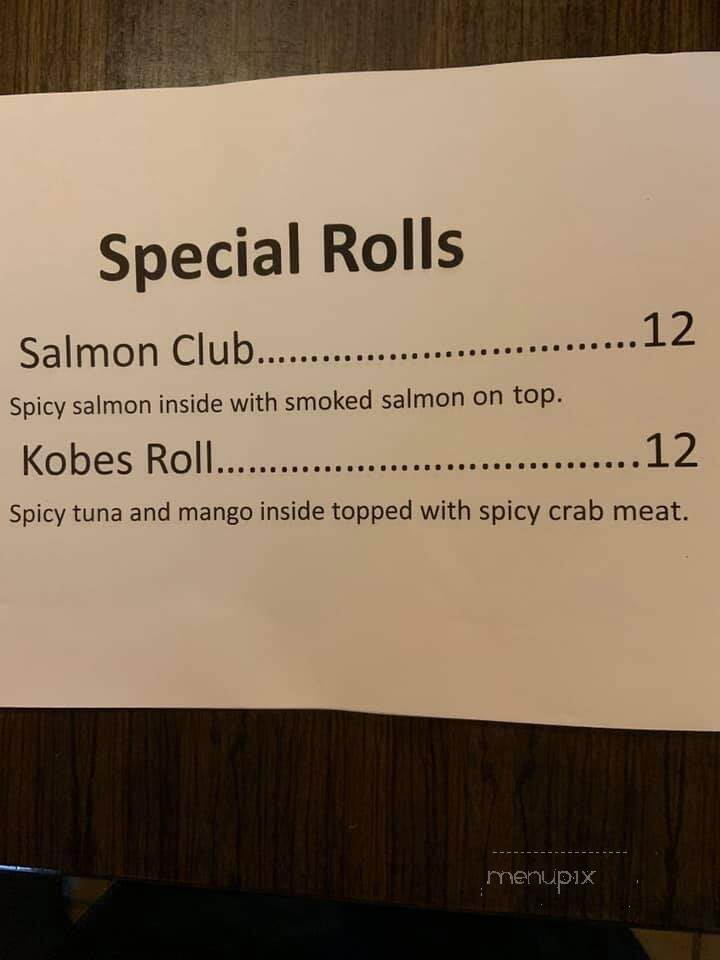 Yamato Sushi Hibachi - Morehead, KY menu_pic