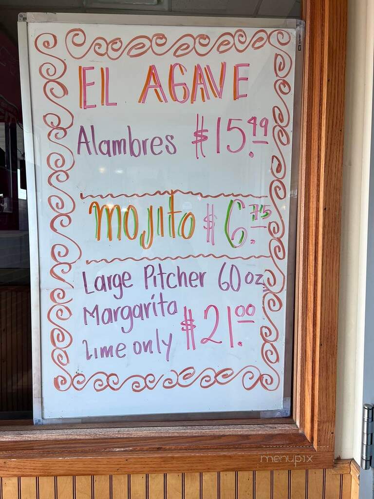 El Agave - Wentzville, MO menu_pic