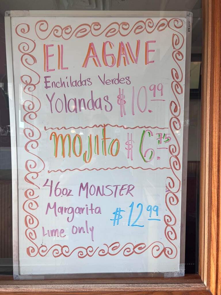 El Agave - Wentzville, MO menu_pic