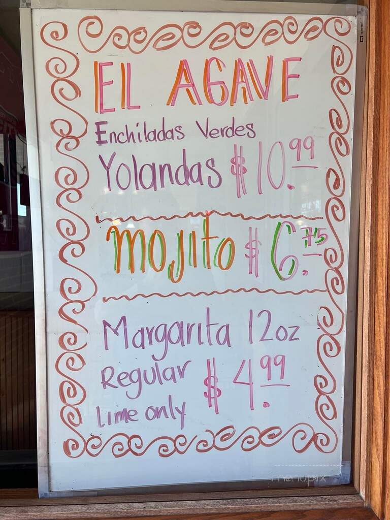 El Agave - Wentzville, MO menu_pic