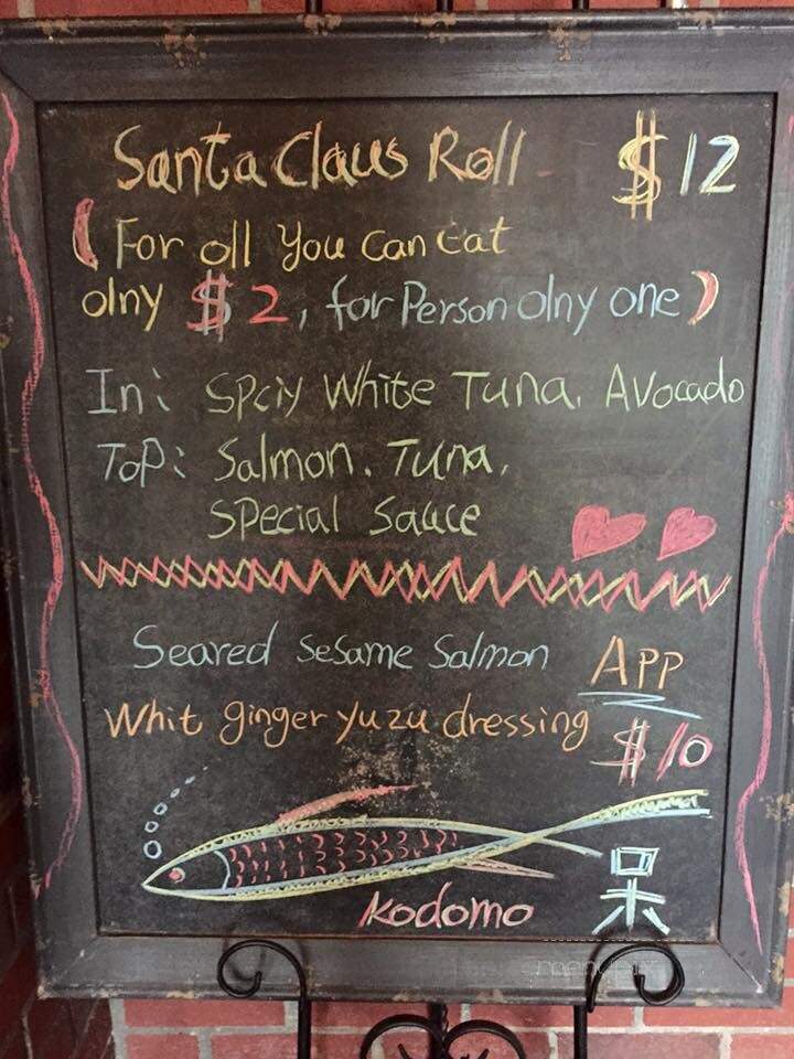 Kodomo - Kingston, NY menu_pic