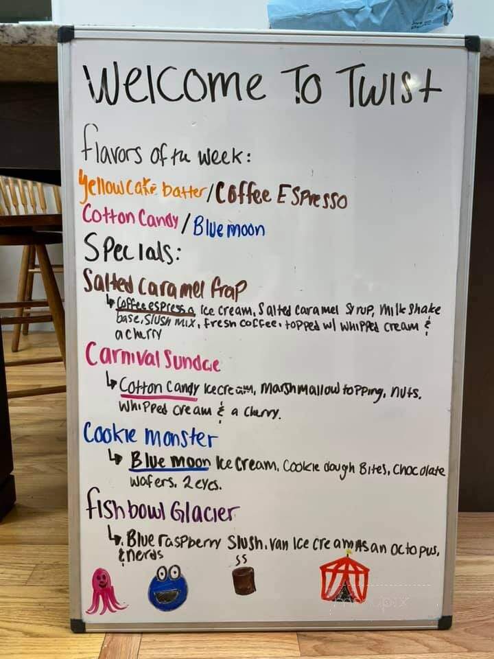 Twist Ice Cream Company - Liberty Township, OH menu_pic
