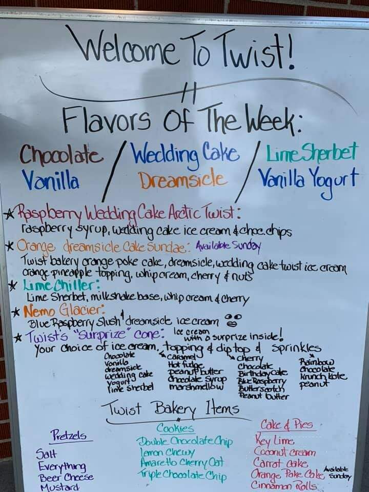 Twist Ice Cream Company - Liberty Township, OH menu_pic