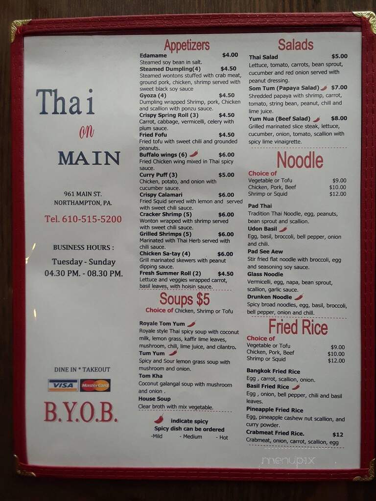 Thai On Main - Northampton, PA