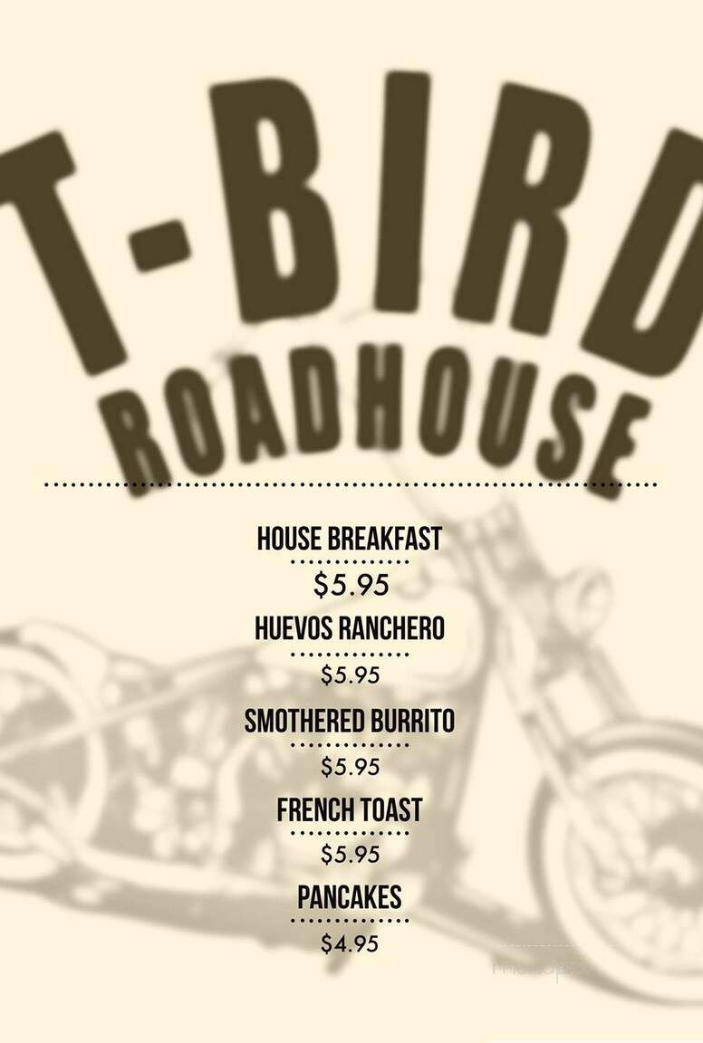 T-Bird Roadhouse - Wheat Ridge, CO